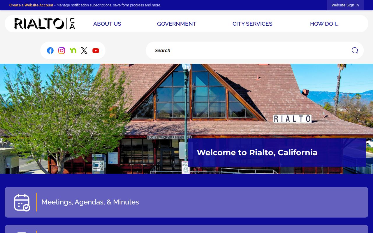 Rialto residents directory city resources
